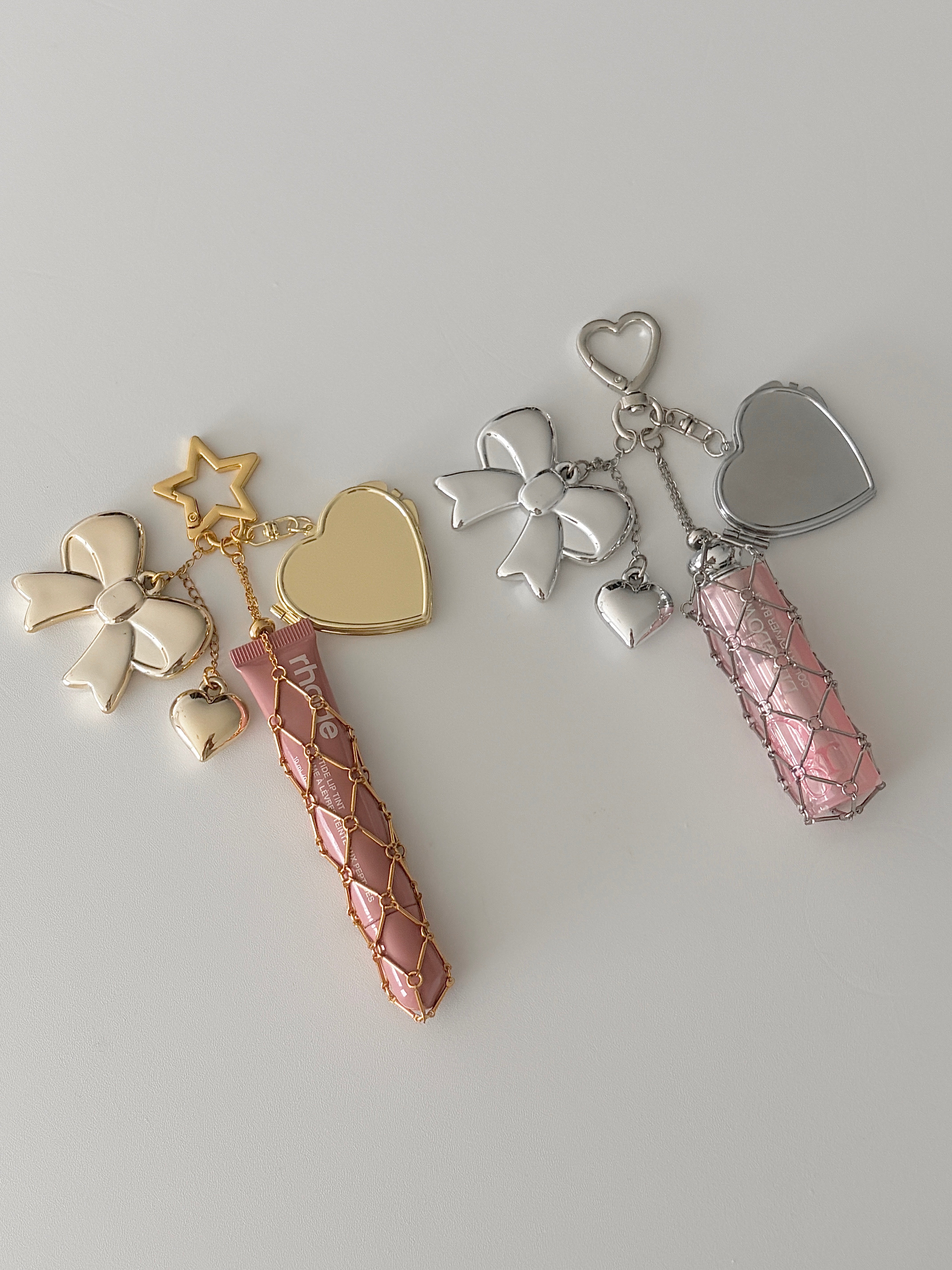 Metal Lipstick Holder Keychain
