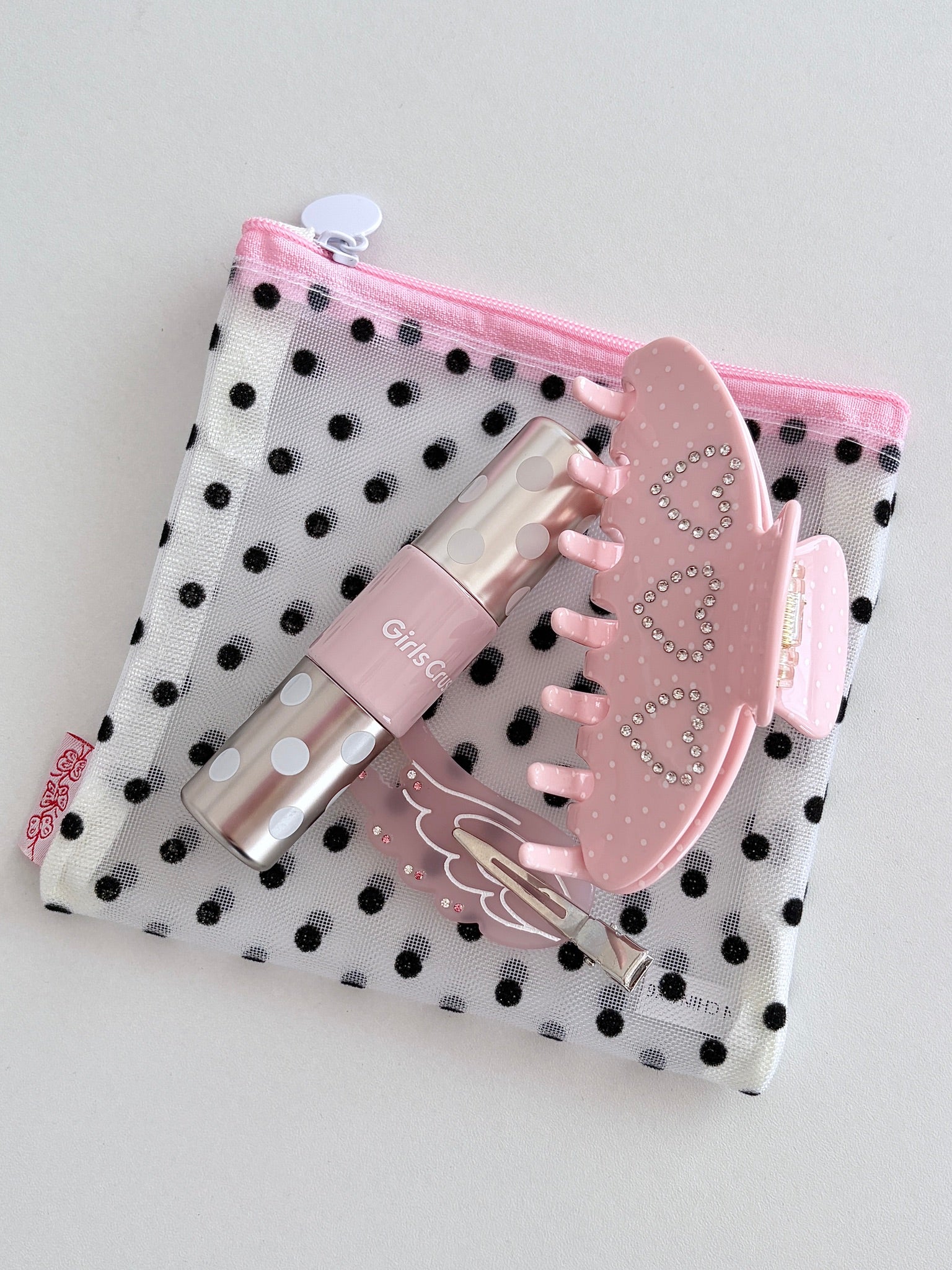 Mini Mesh Beauty Bag