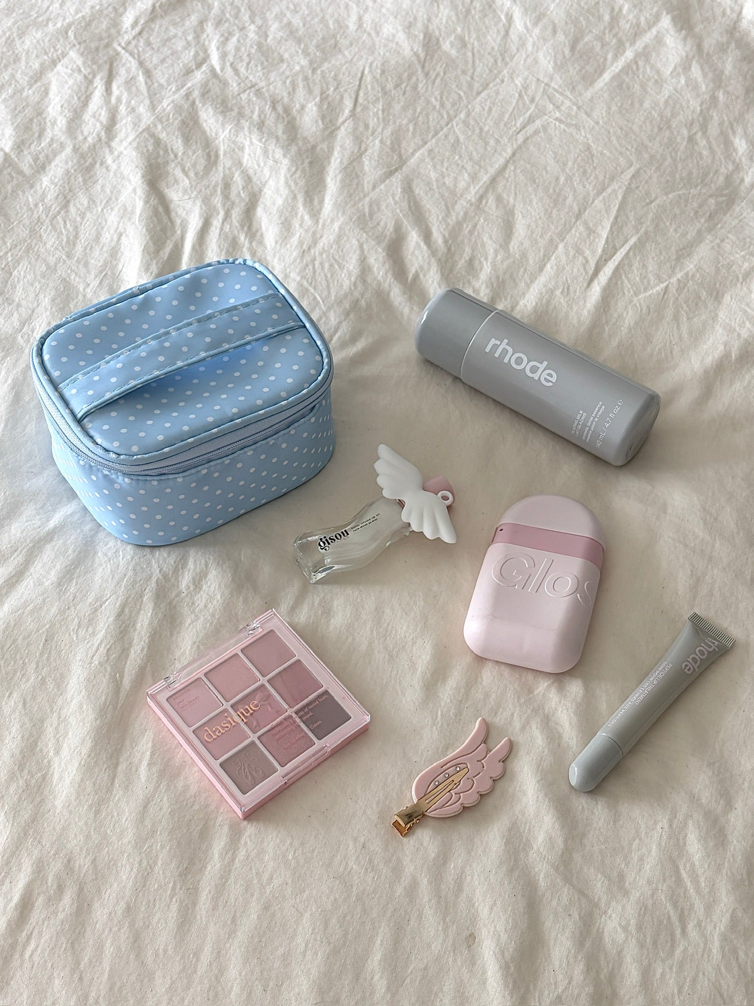 Blue Bubble Beauty Bag