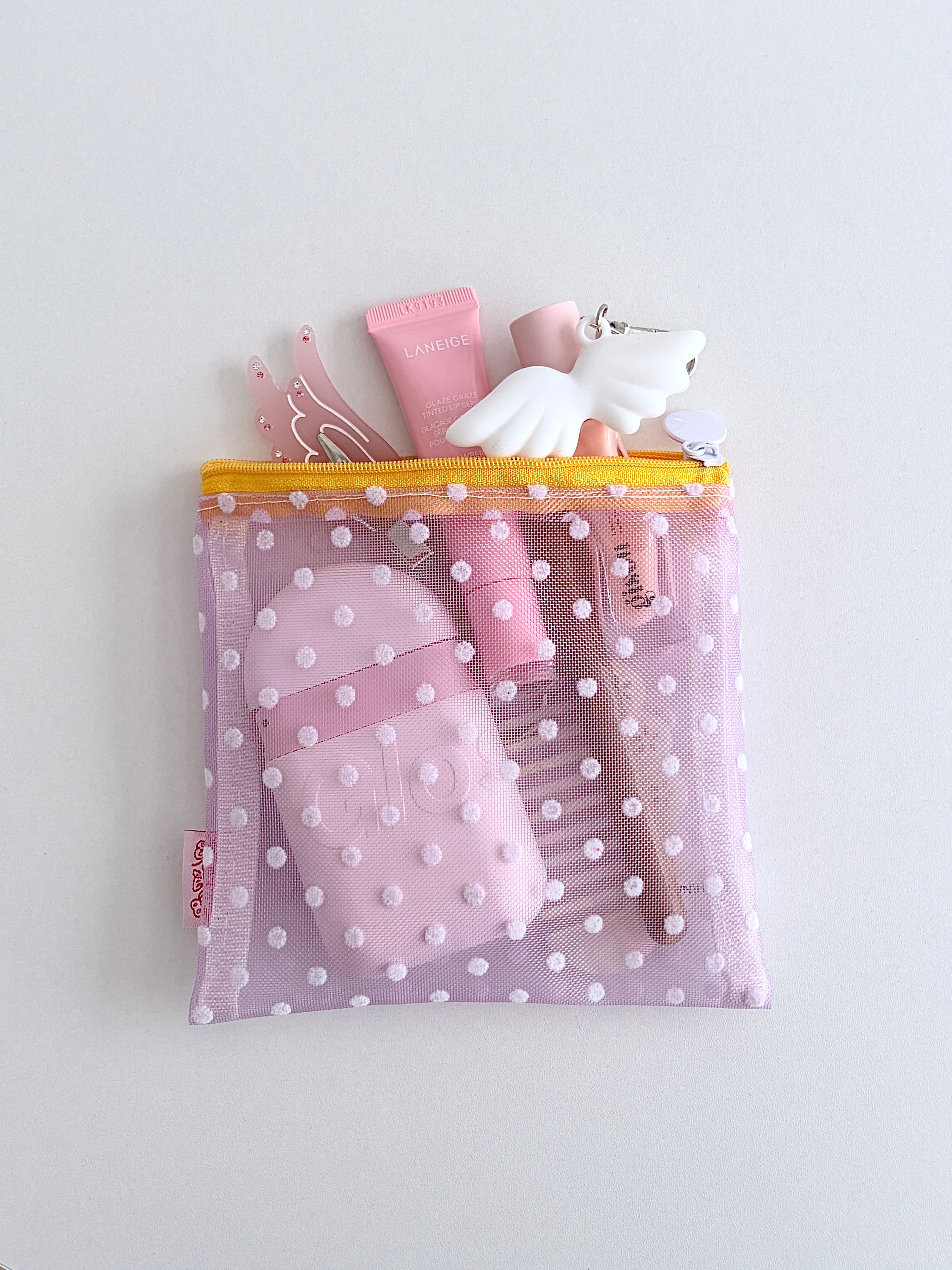Mini Mesh Beauty Bag