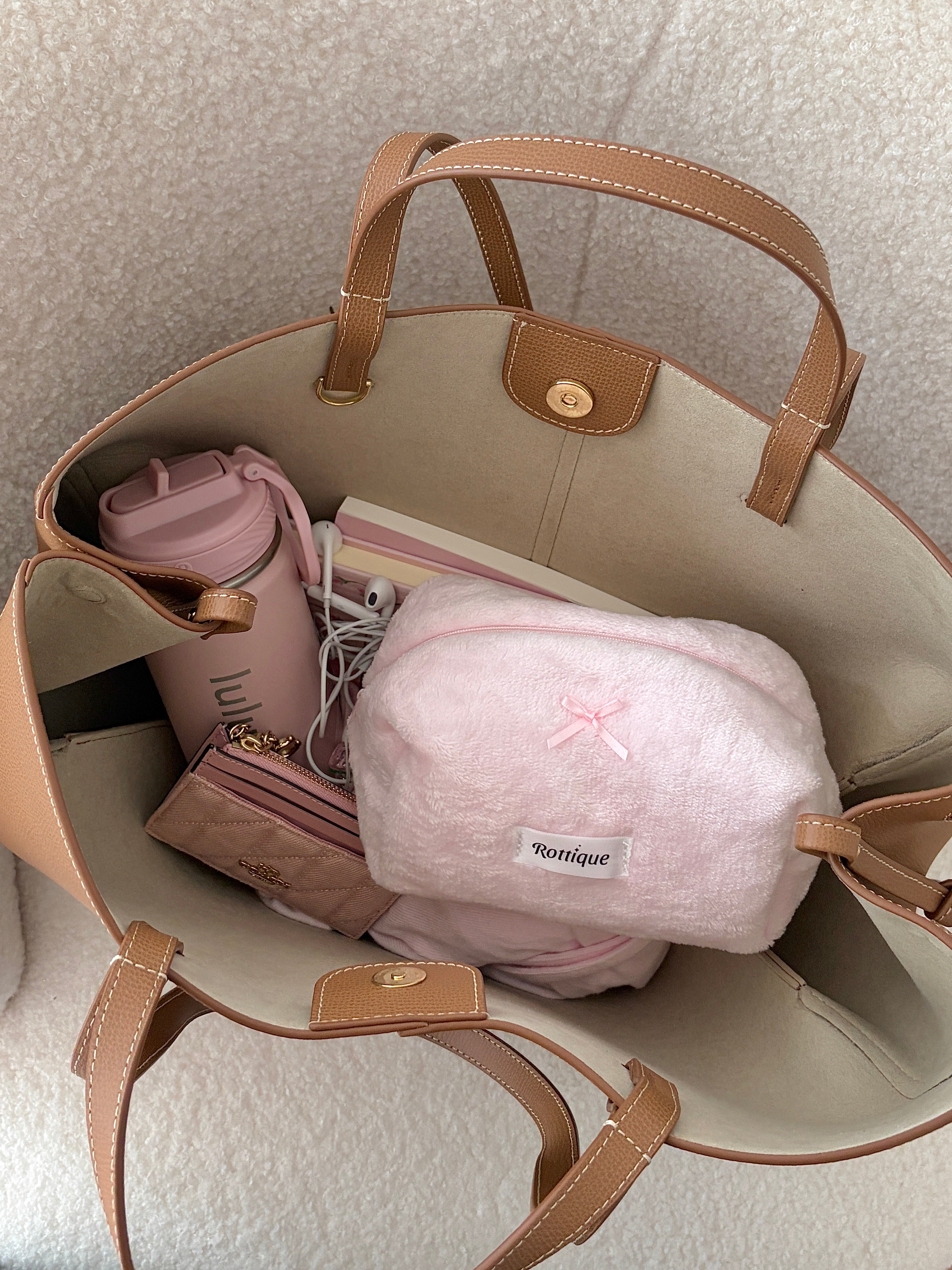 Pink Cloud Beauty Bag