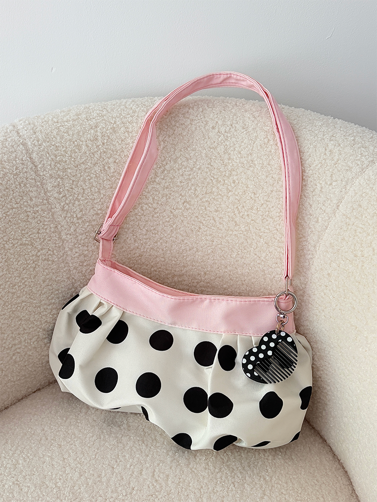 Polka Blush Shoulder Bag