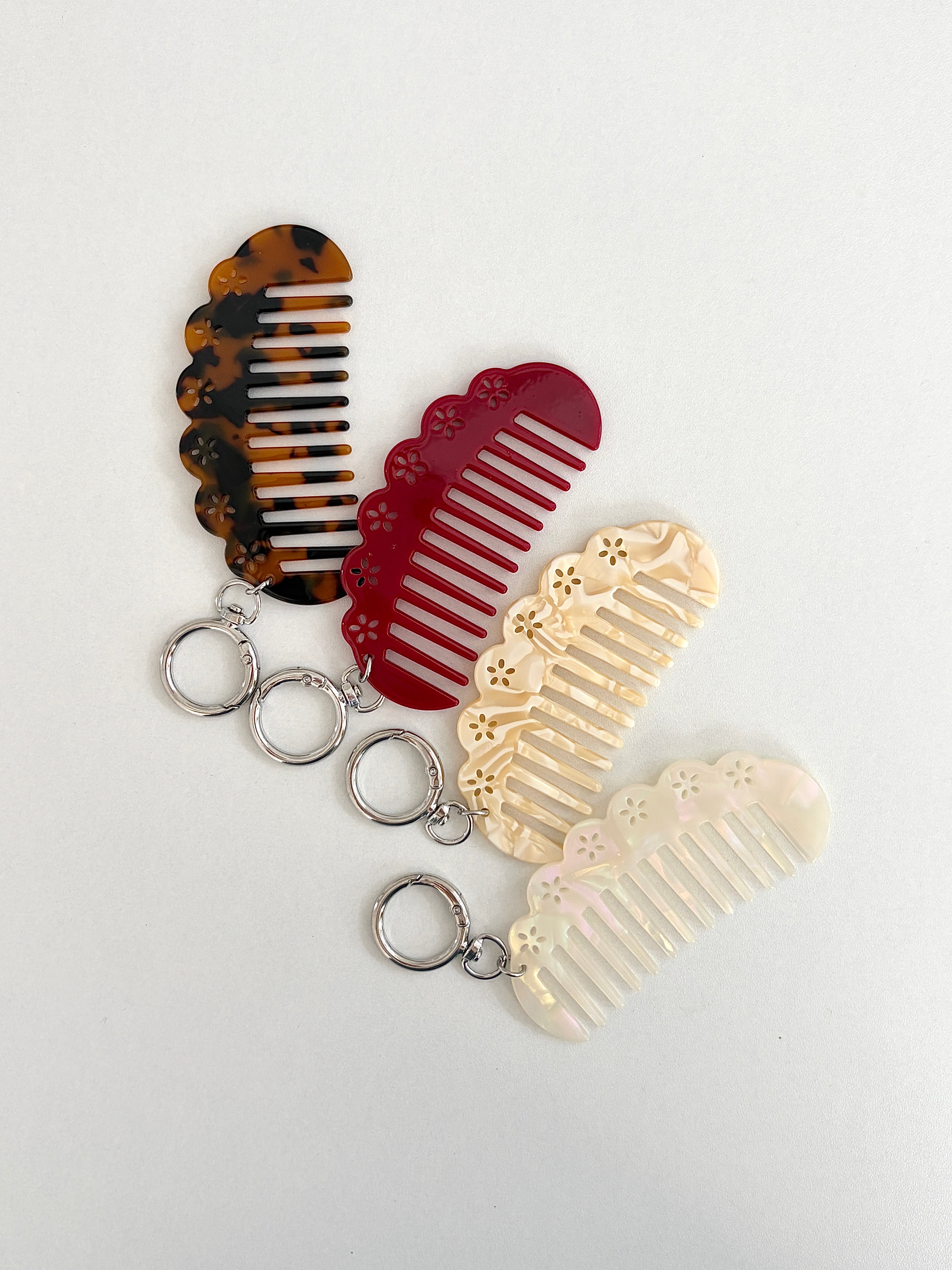 Petal Comb Keychain