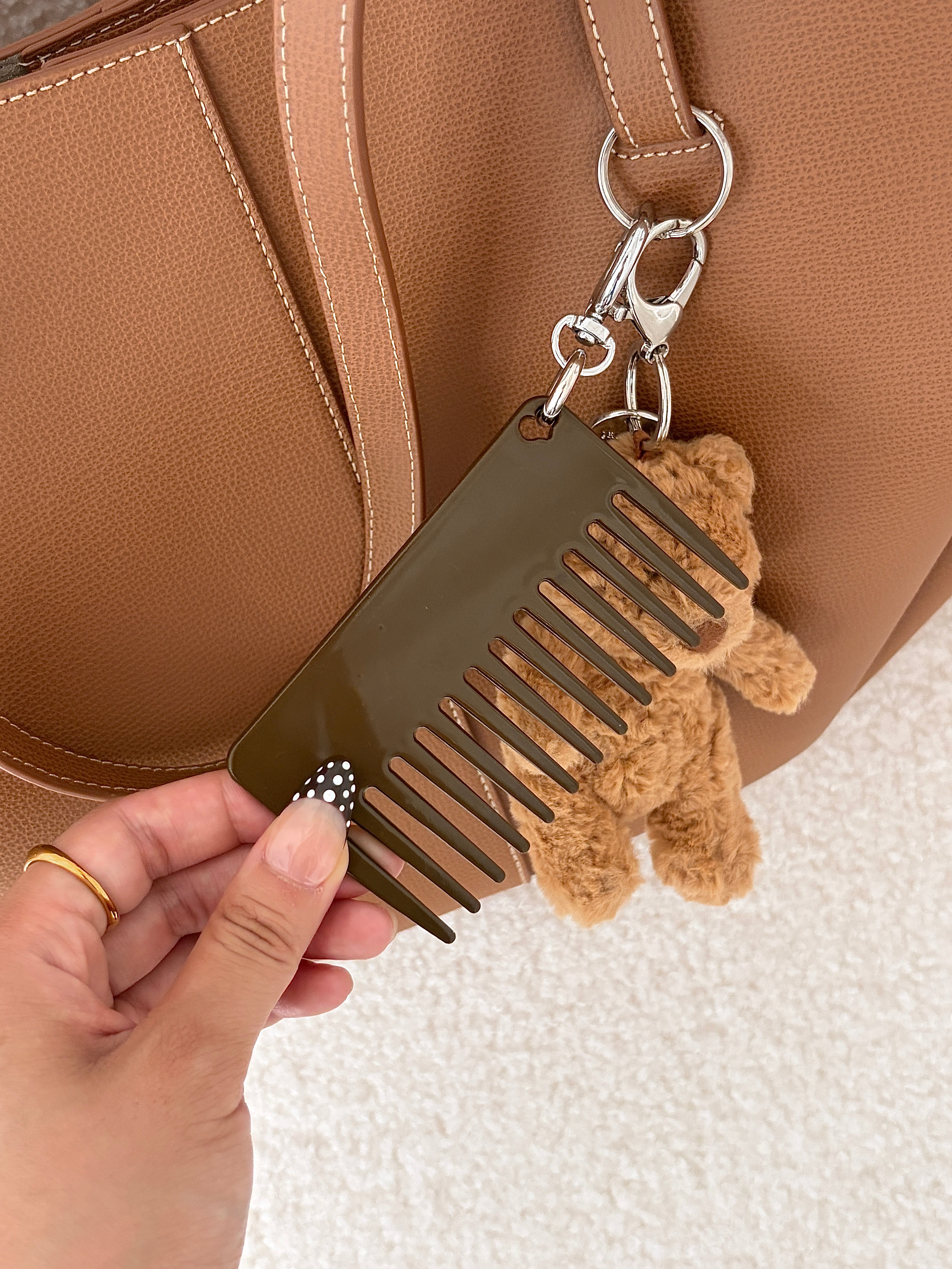On-the-Go Comb Keychain