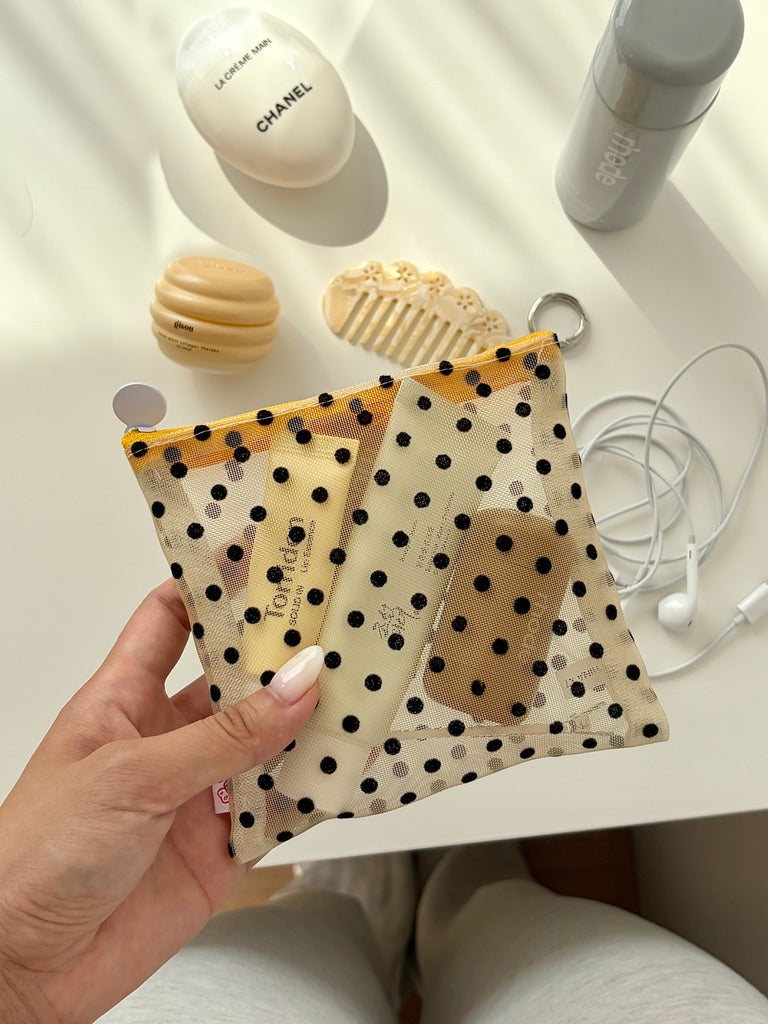 Mini Mesh Beauty Bag