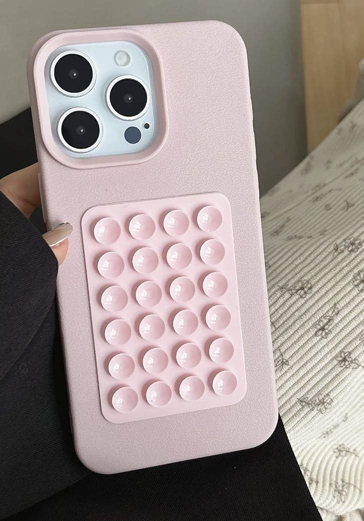 Pink Sticky Phone Holder