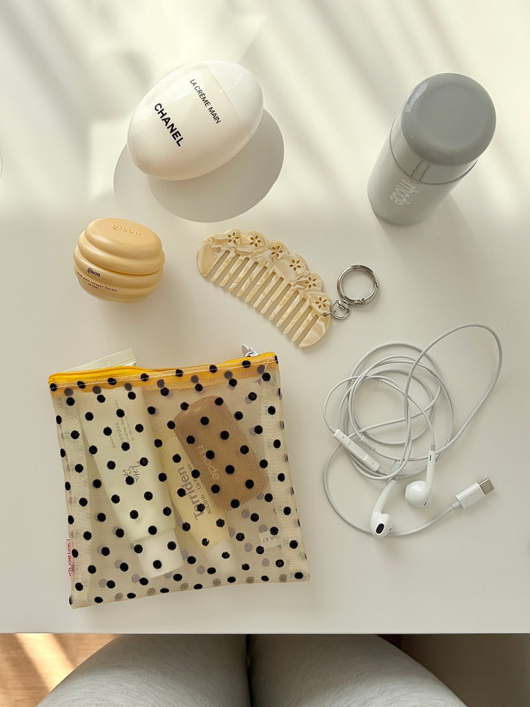 Mini Mesh Beauty Bag