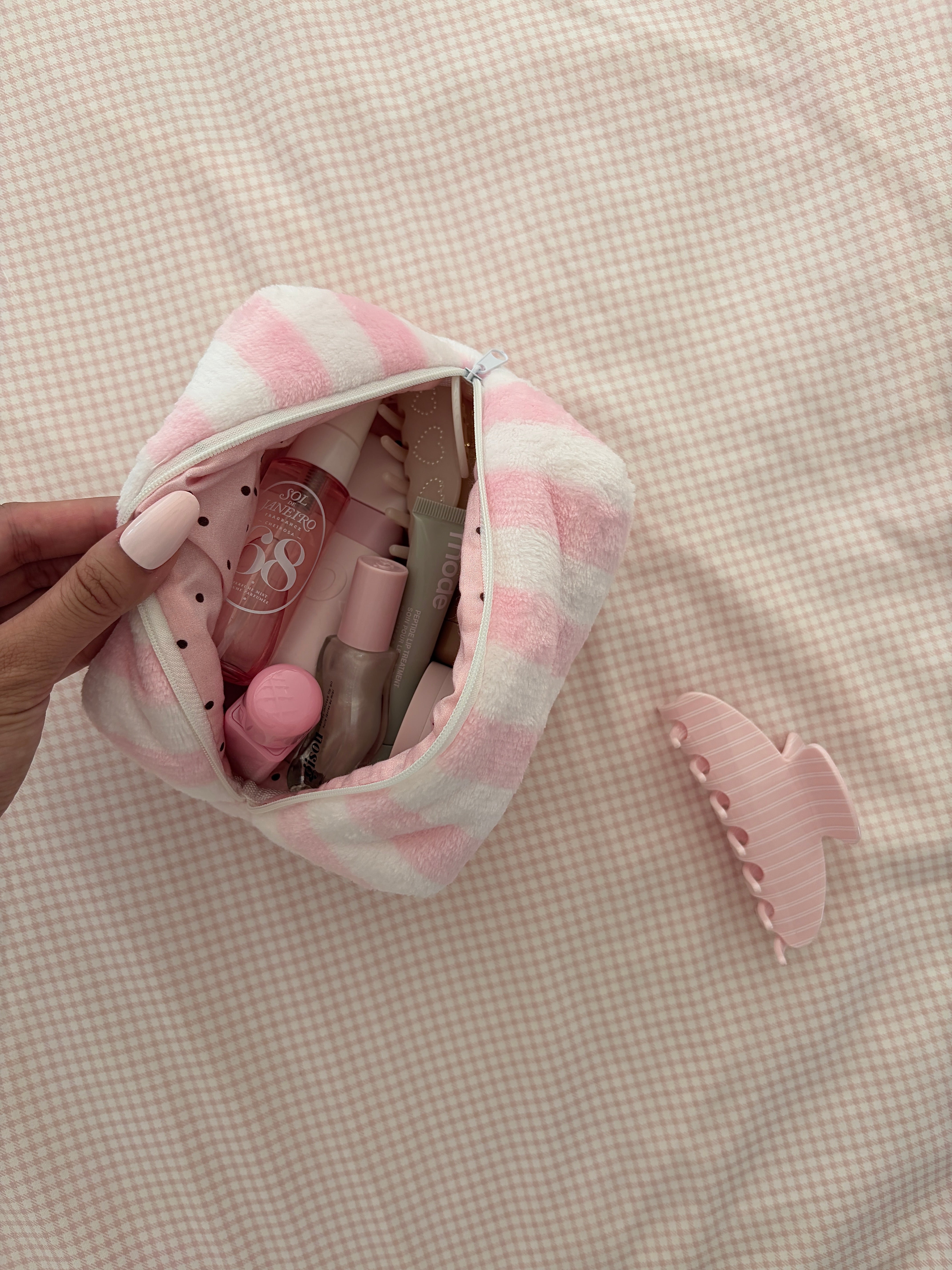 Cotton Candy Beauty Bag