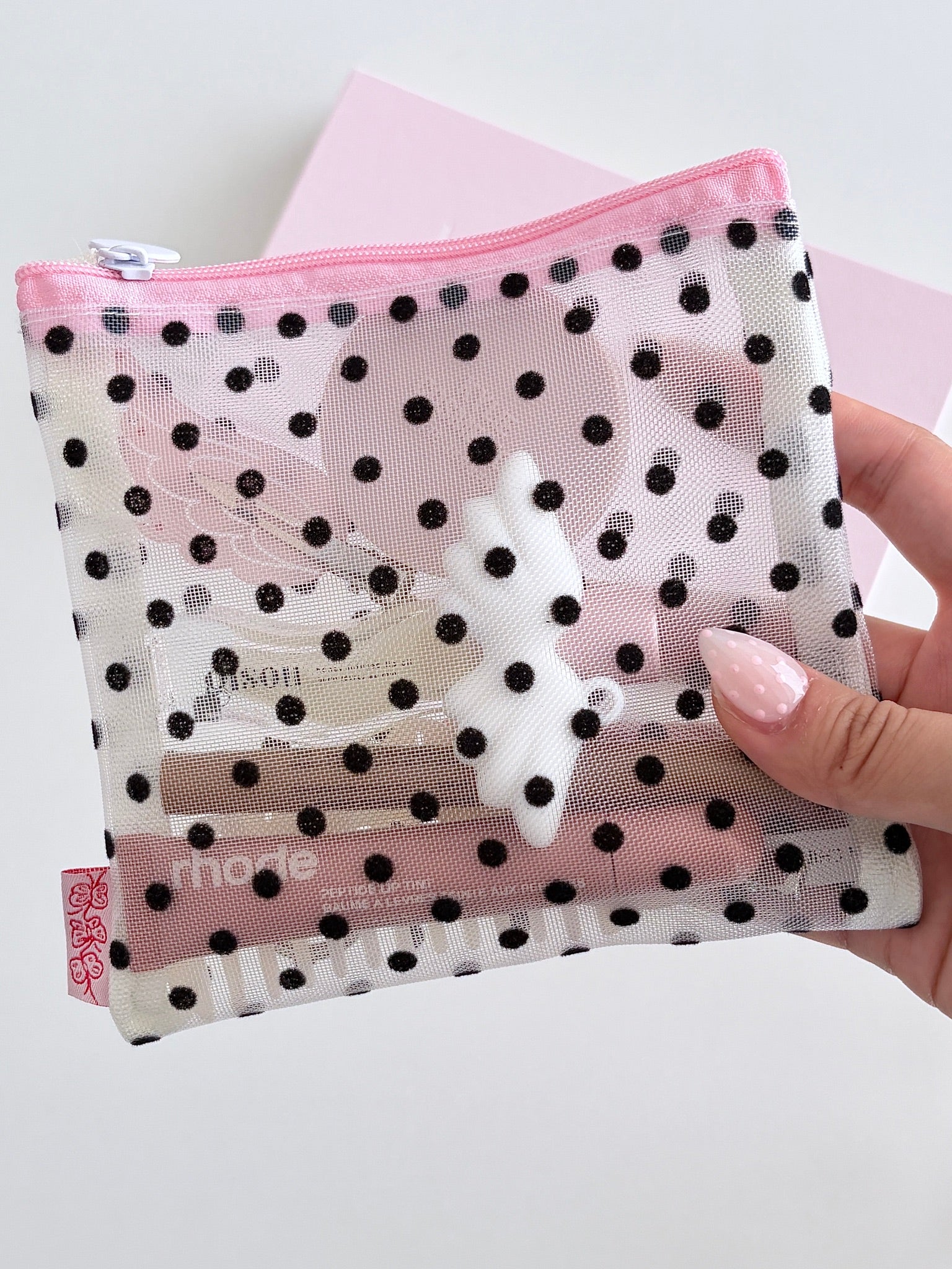 Mini Mesh Beauty Bag