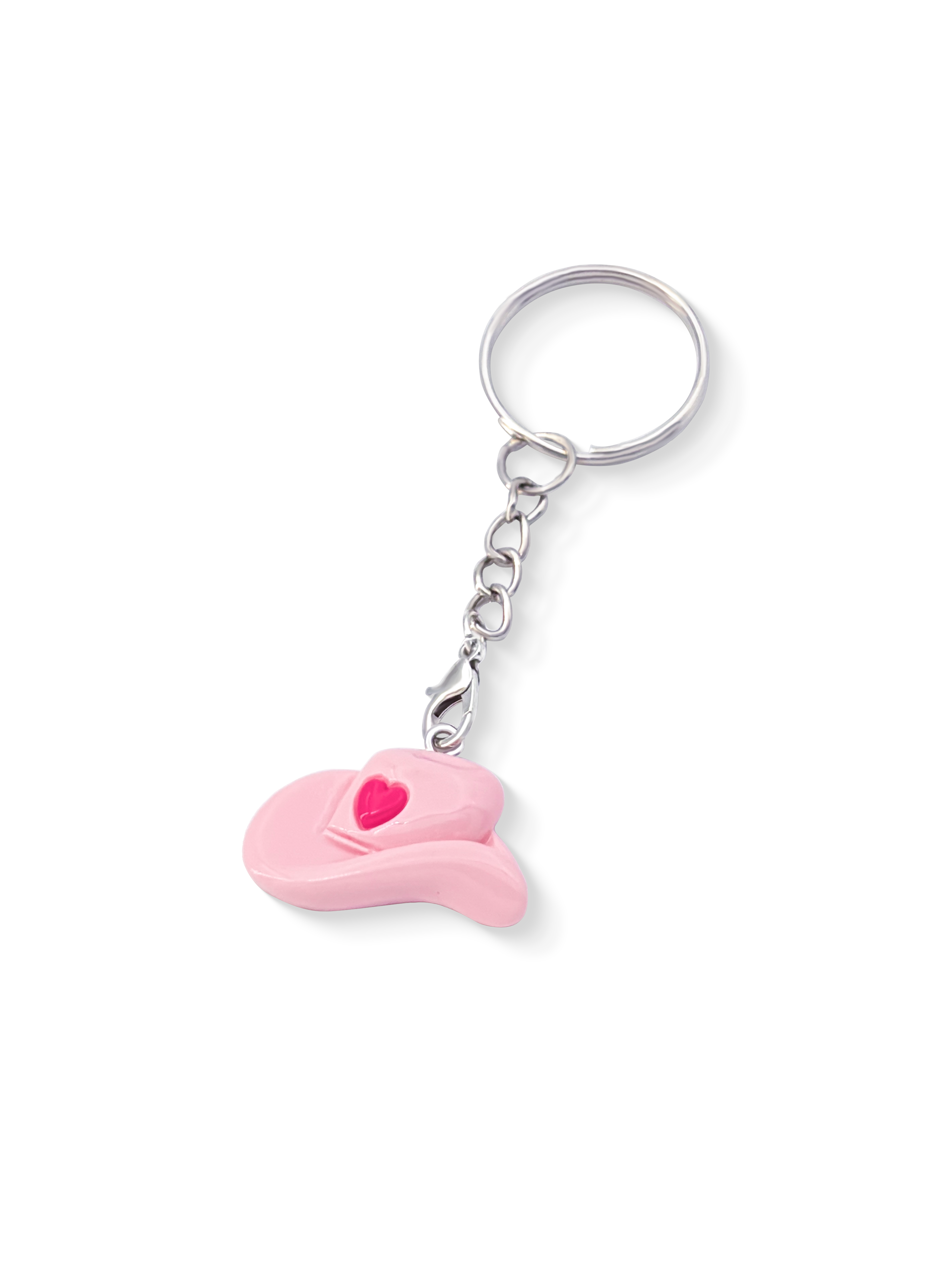 Cowgirl Hat Keychain – Resin Keychain Pink | Rottique