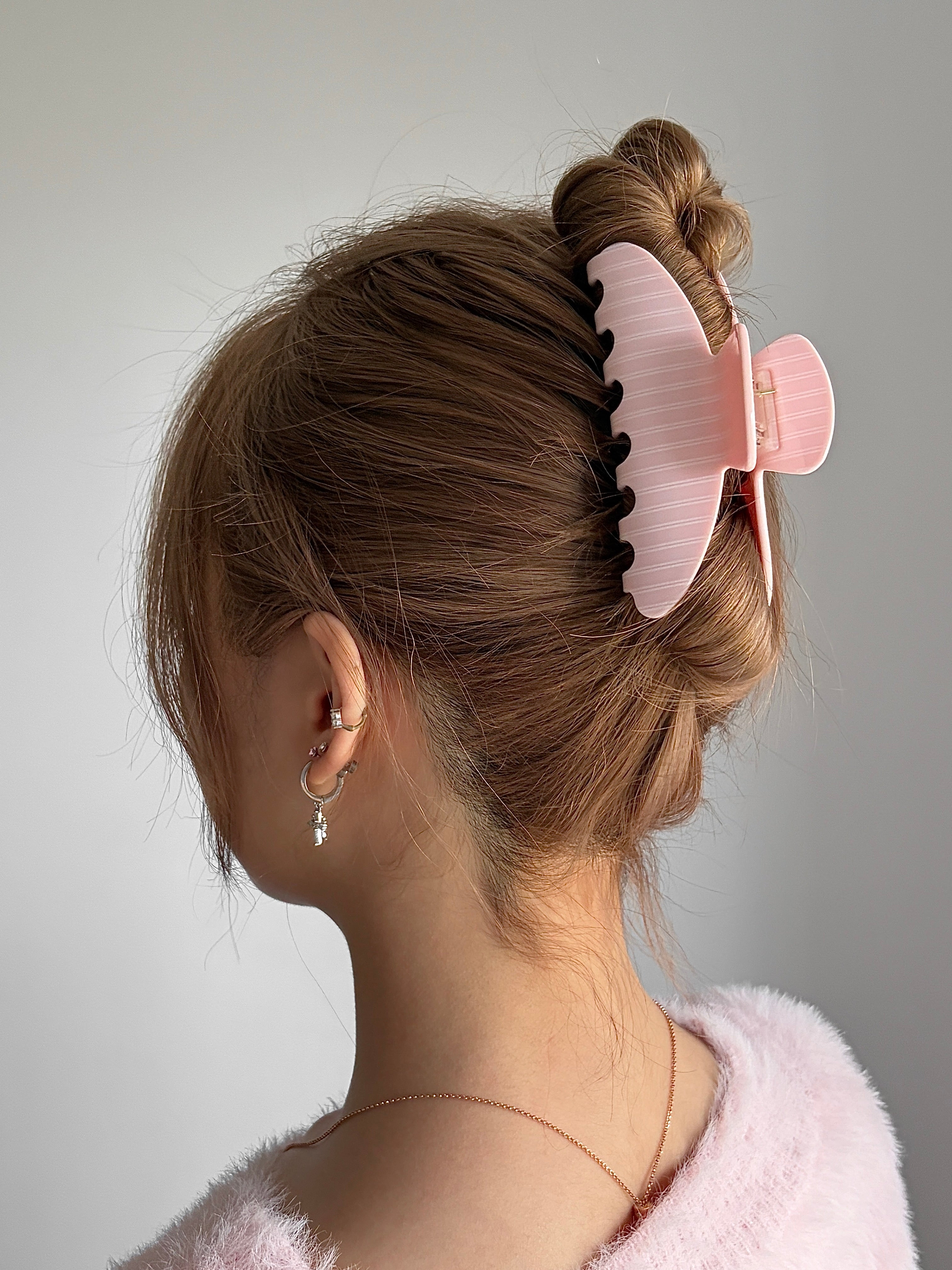 Cotton Candy Hair Clip
