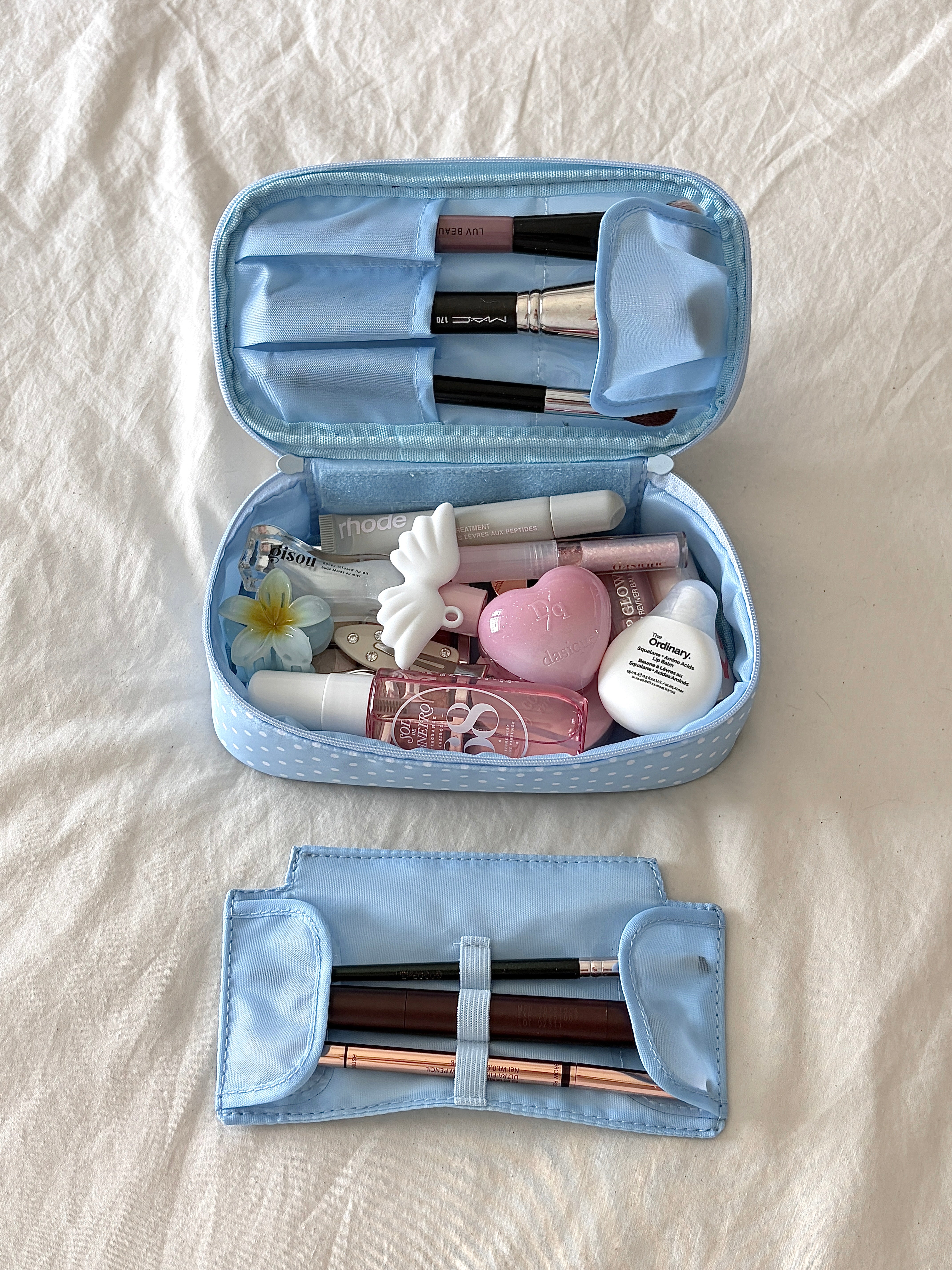 Blue Bubble Beauty Bag