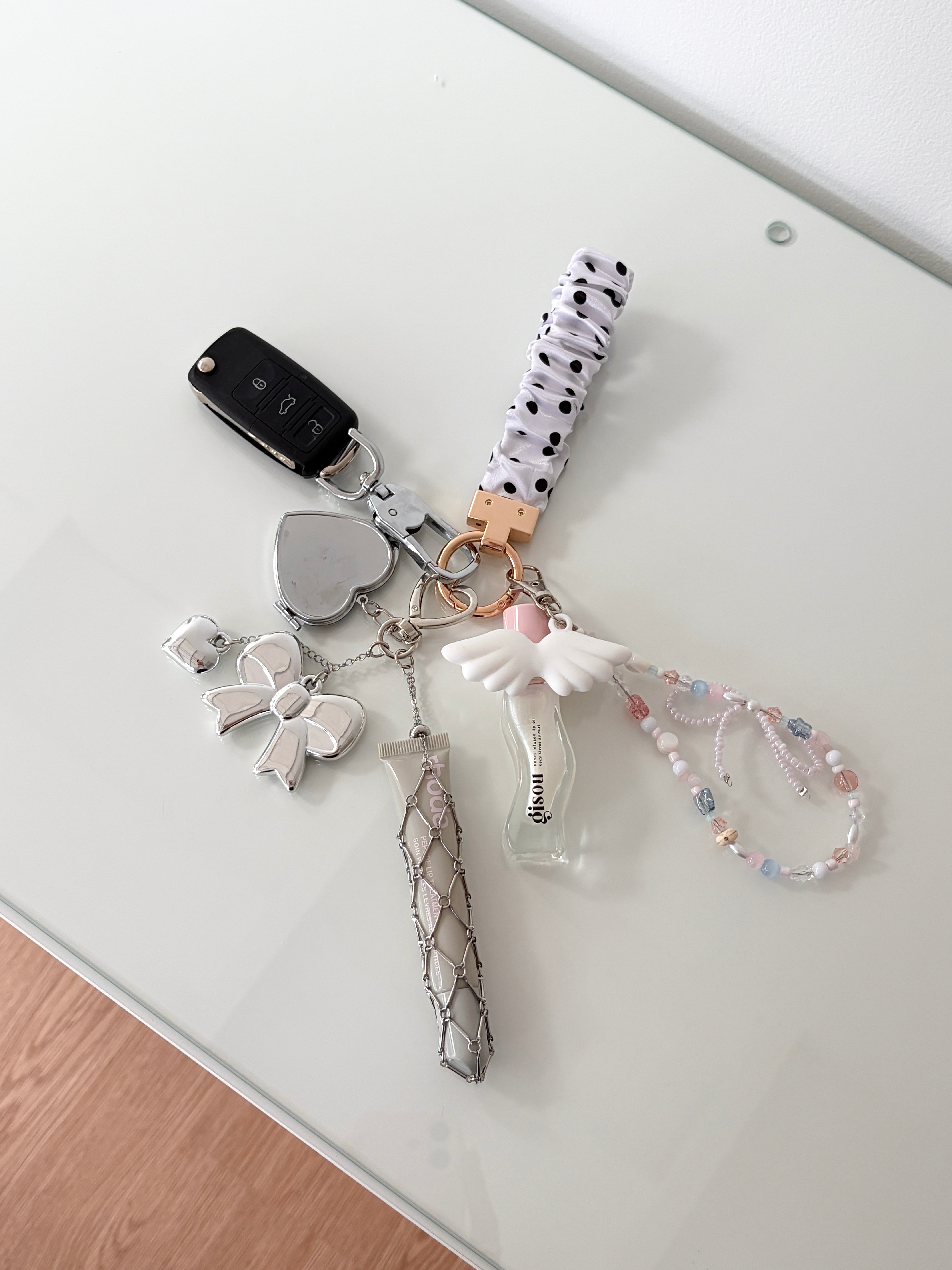 Belle Scrunchie Keychain