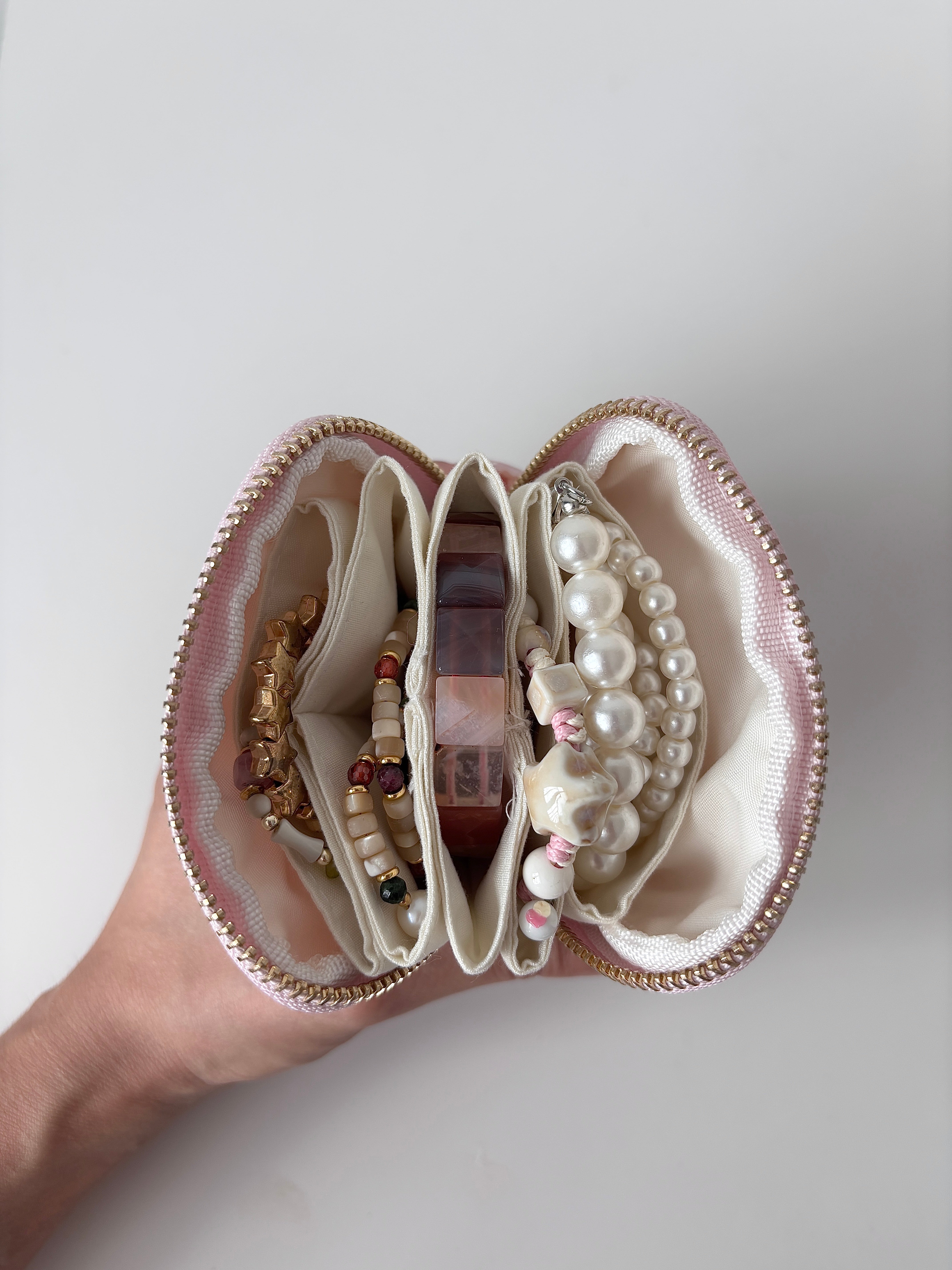 Pastel Jewelry Pouch