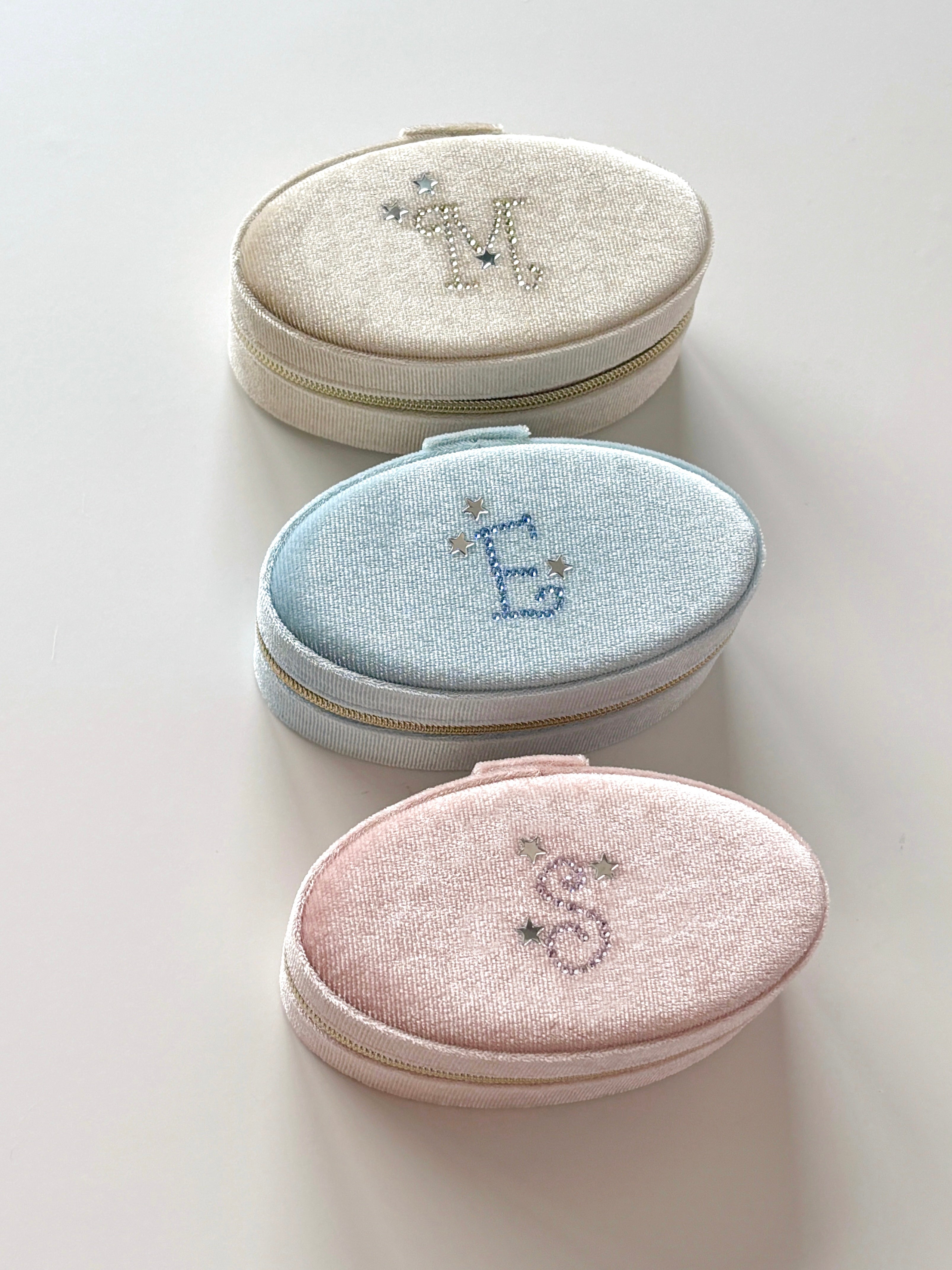Custom Mini Velura  Jewelry Case for gifting and travel