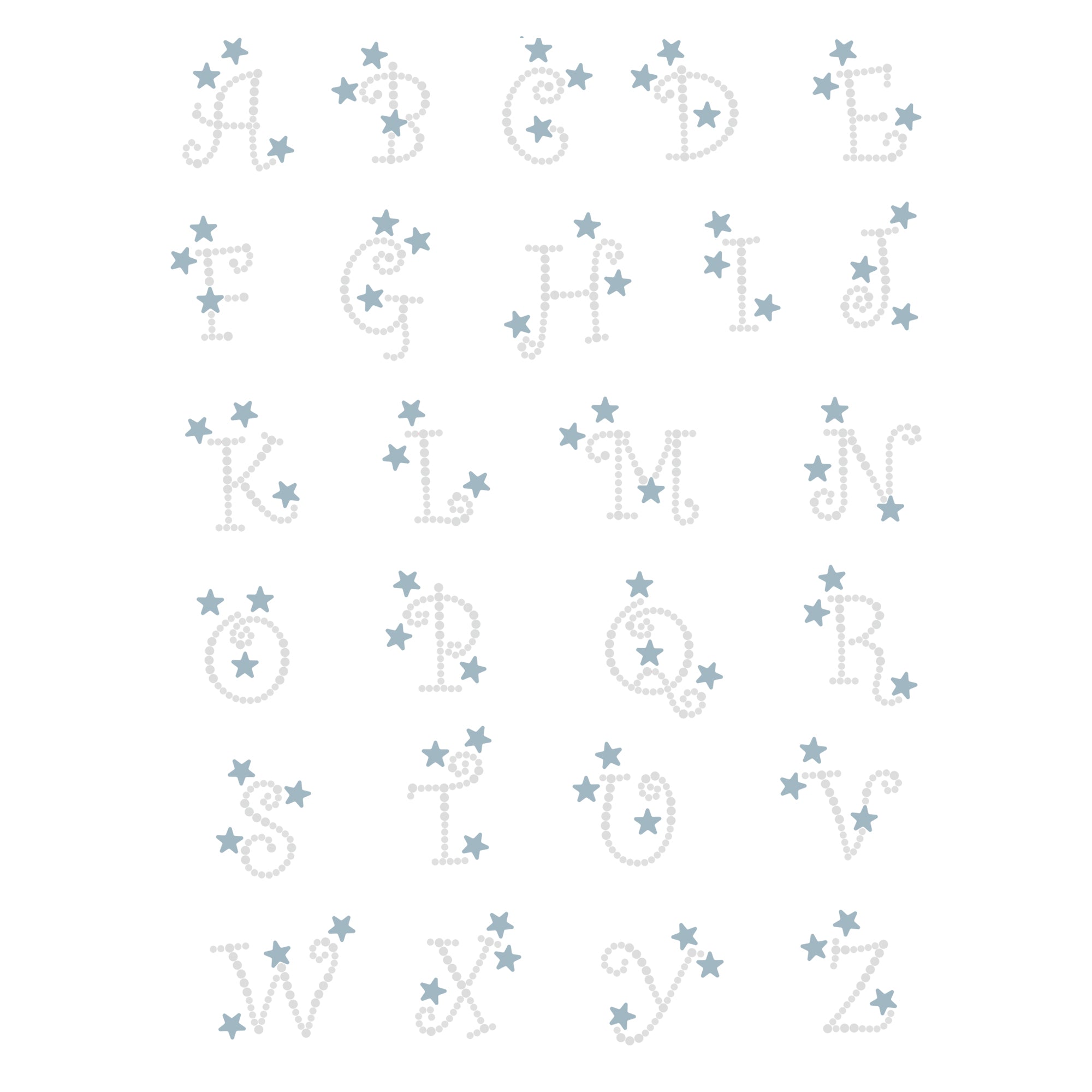 Rhinestone initials, customized on your jewelry case
